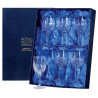 Royal Scot Crystal London 6 small Wine glasses Presentation boxed
